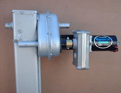 trailer jack electric gooseneck lift speed jacks volt motor magnum manual kit trailers gearbox dc system